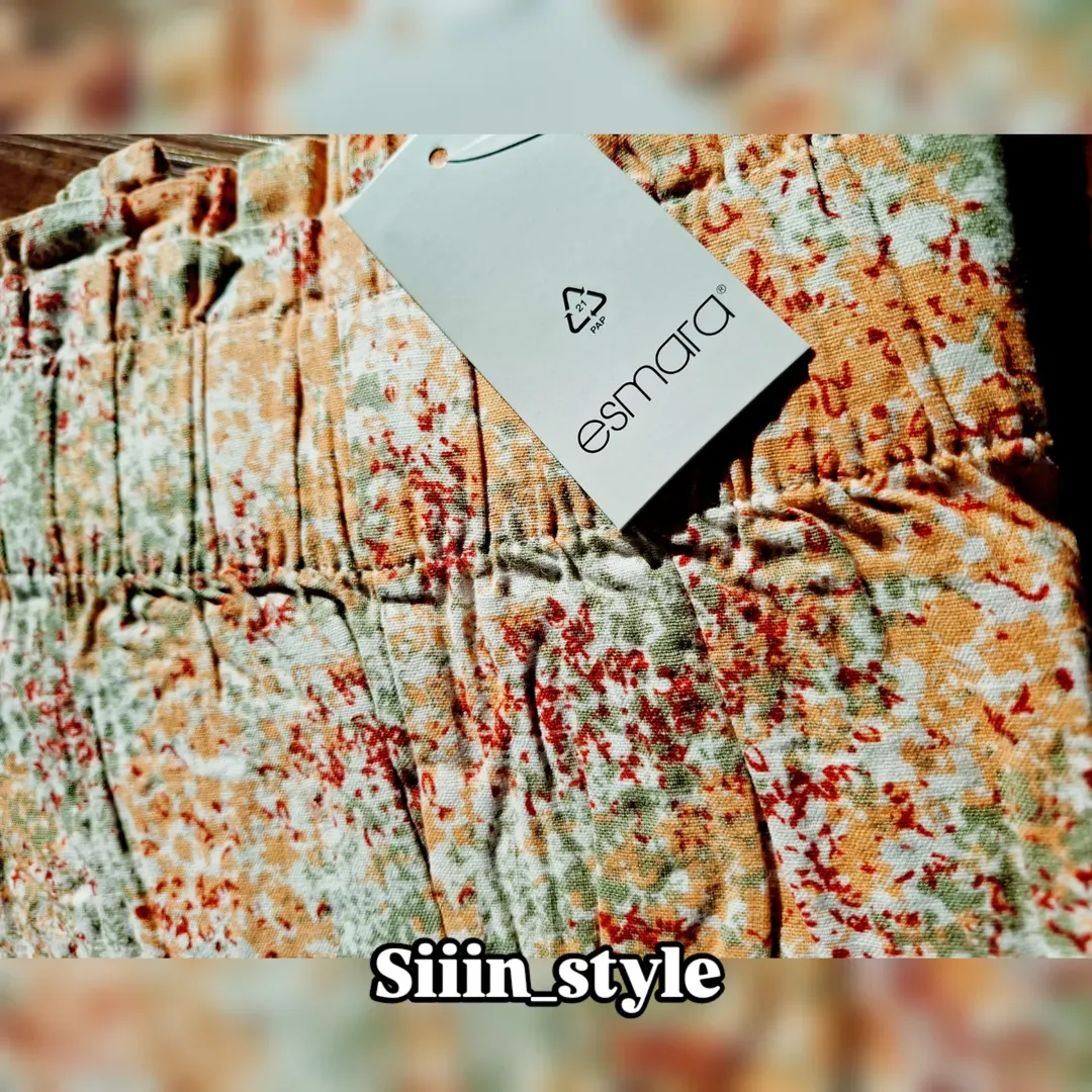 شلوار لینن طرحدار اسمارا کد ۴۰۸۴۶۲