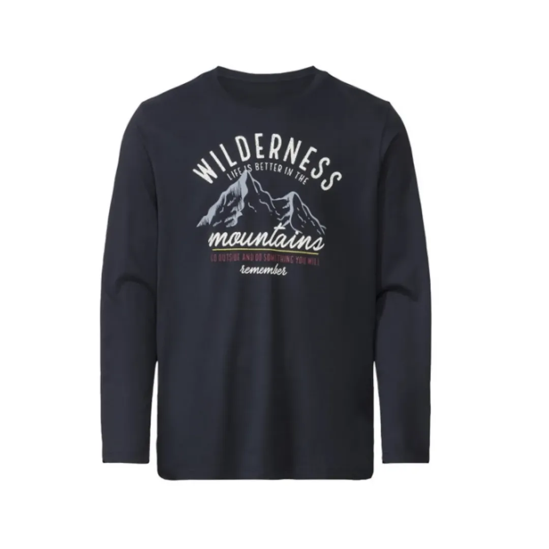 آستین بلند نخی مردانه WILDERNESS کد SL04