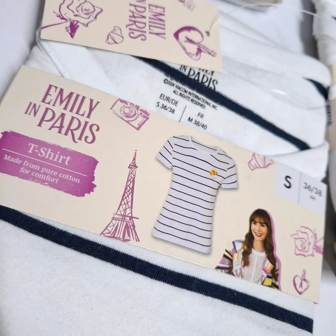 تیشرت راه راه برند EMILY IN PARIS