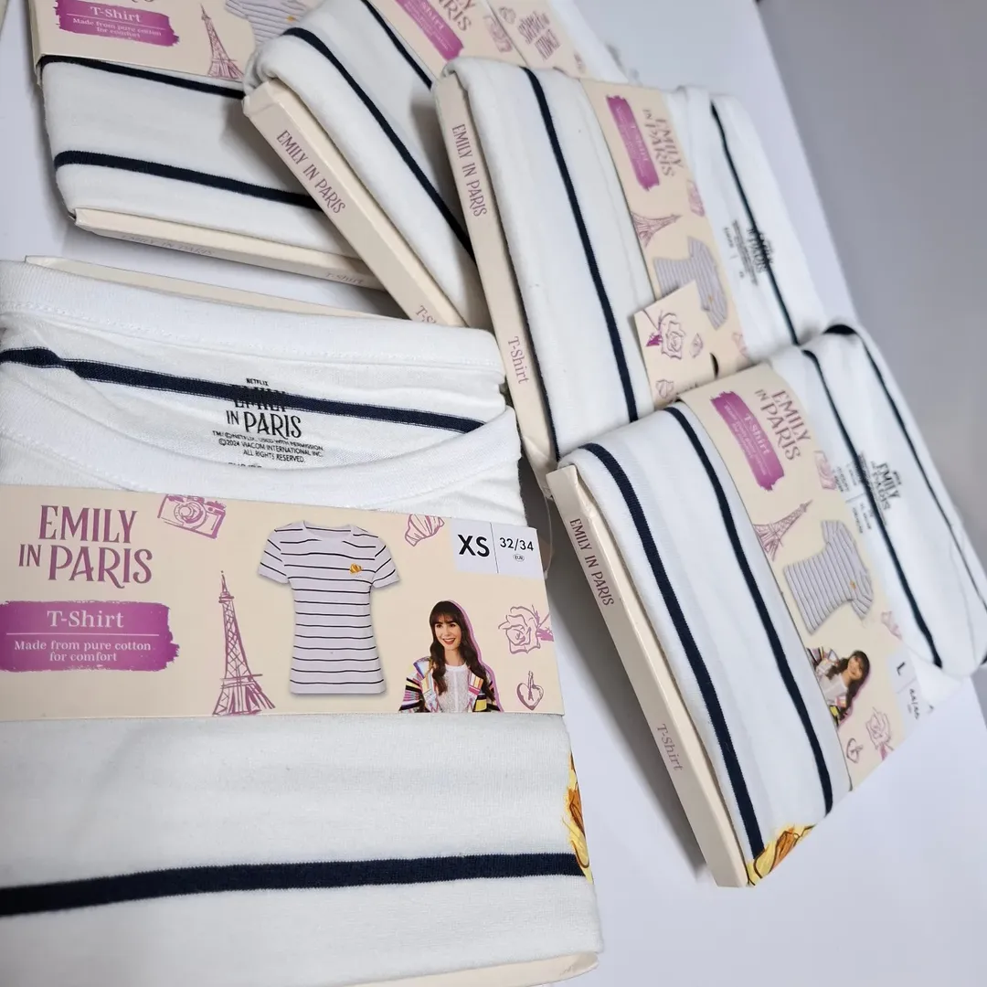 تیشرت راه راه برند EMILY IN PARIS
