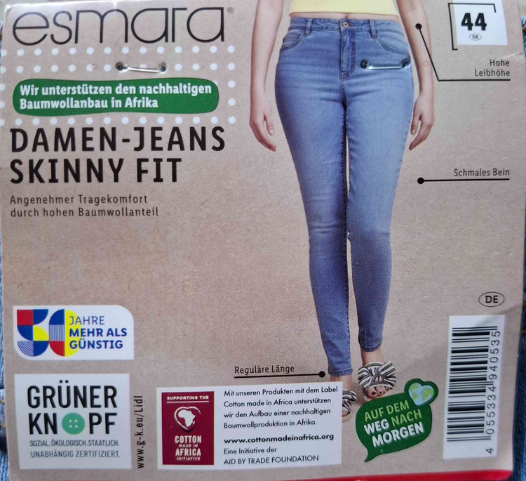 شلوار جین زنانه برند اسمارا مدل Skinny fit