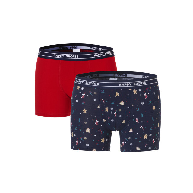 پک دو عددی شورت باکسر(پادار)برند happy shorts