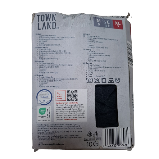 پک ۲عددی شورت باکسر مردانه برند TOWN LAND کد ۴۴۳۴۰۶