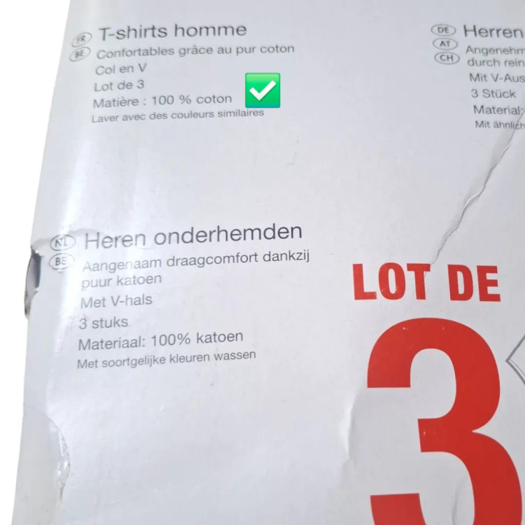 پک ۳عددی زیرپوش یقه هفت برند لیورجی