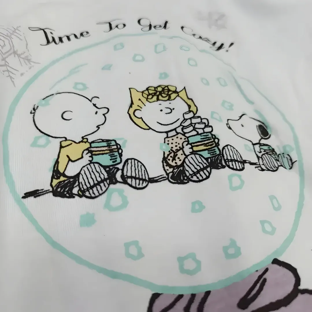 ست آستین بلند و شلوار دخترانه برند دیزنی طرح Peanuts Snoopy کد ۳۹۲۱۵۴