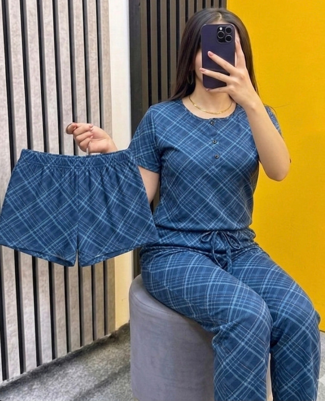 ست سه تیکه راحتی زنانه طرح بری بری H&M