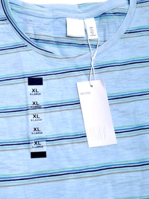 ست تیشرت شلوار نخی قواره دار برند h&m