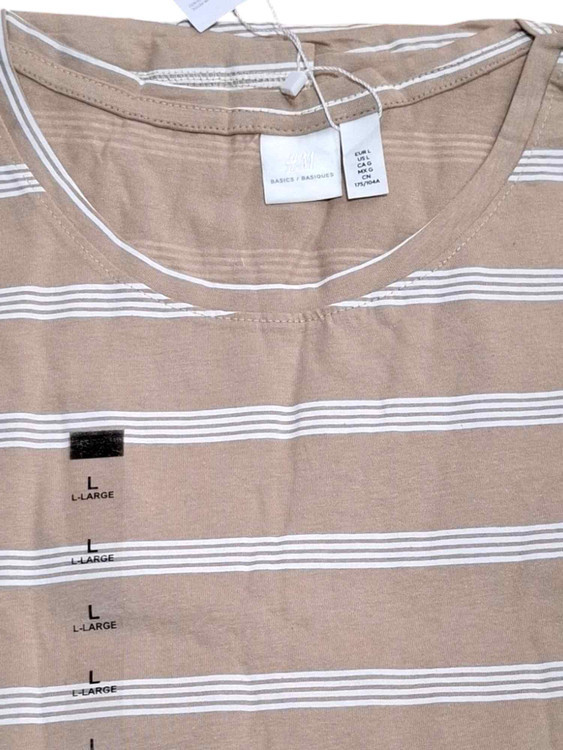 ست تیشرت شلوار نخی قواره دار برند h&m
