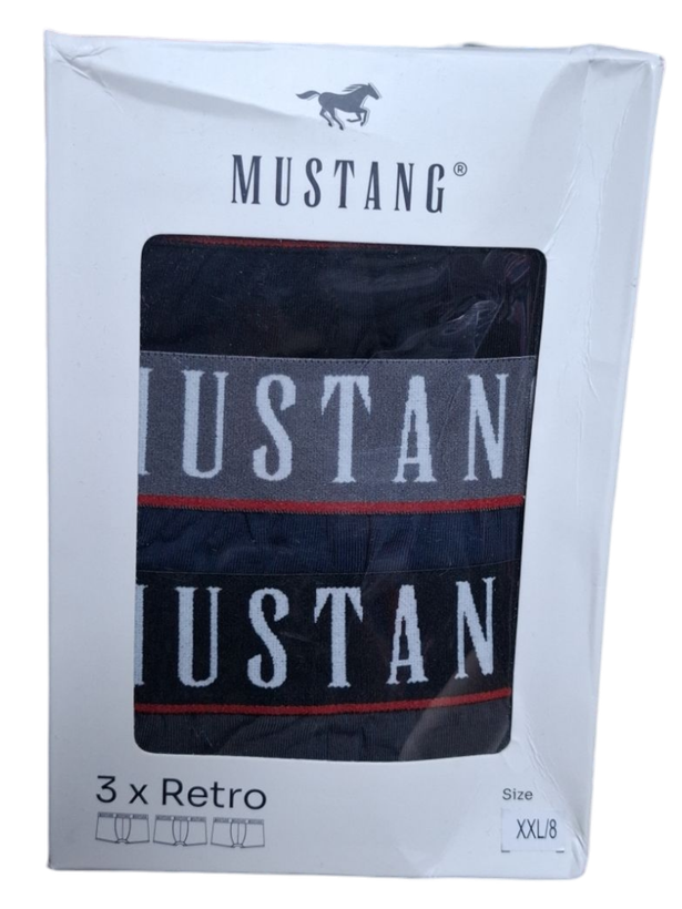 پک ۳عددی شورت باکسر برند MUSTANG کد ۴۰۴۶۶۲۲