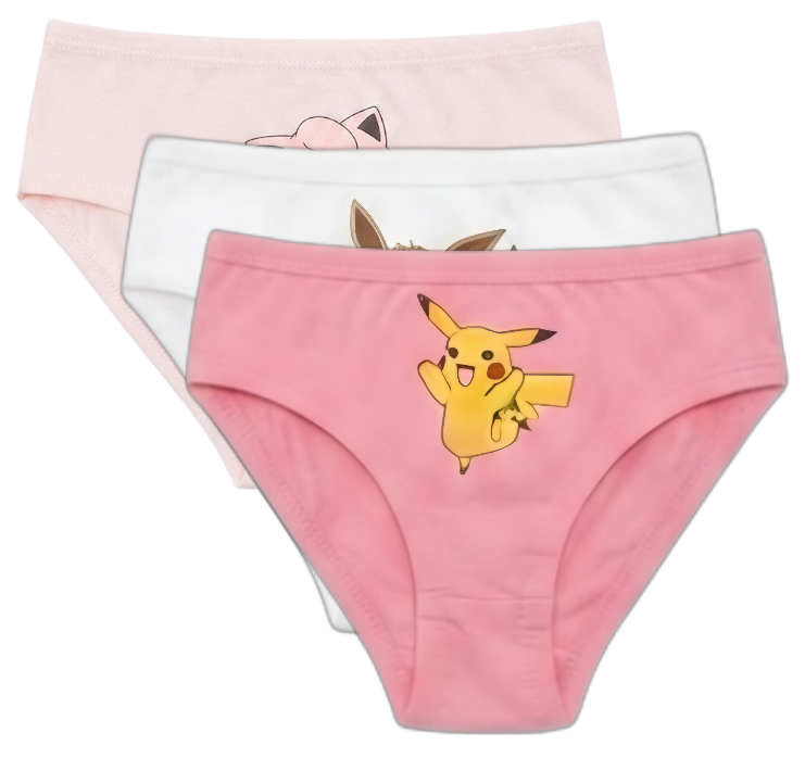 پک ۳ عددی شورت دخترانه برند  pokemon کد ۵۷۱۰۷۵
