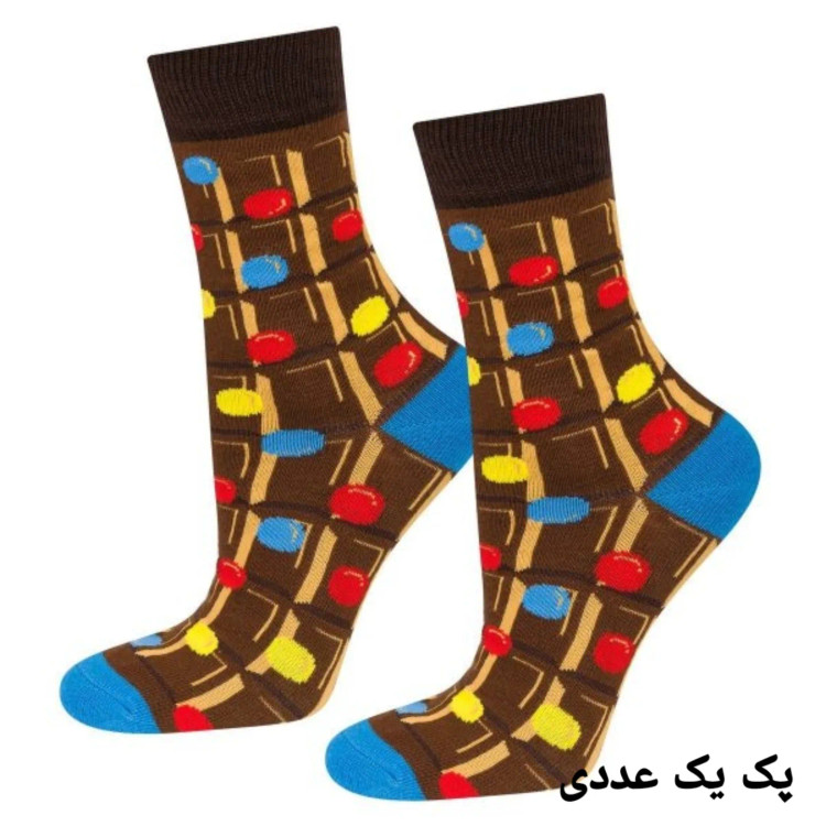 پک ۲عددی جوراب برند schokolade کد 425678